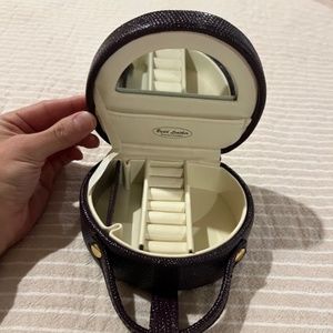 Travel Jewelry Case- Leather